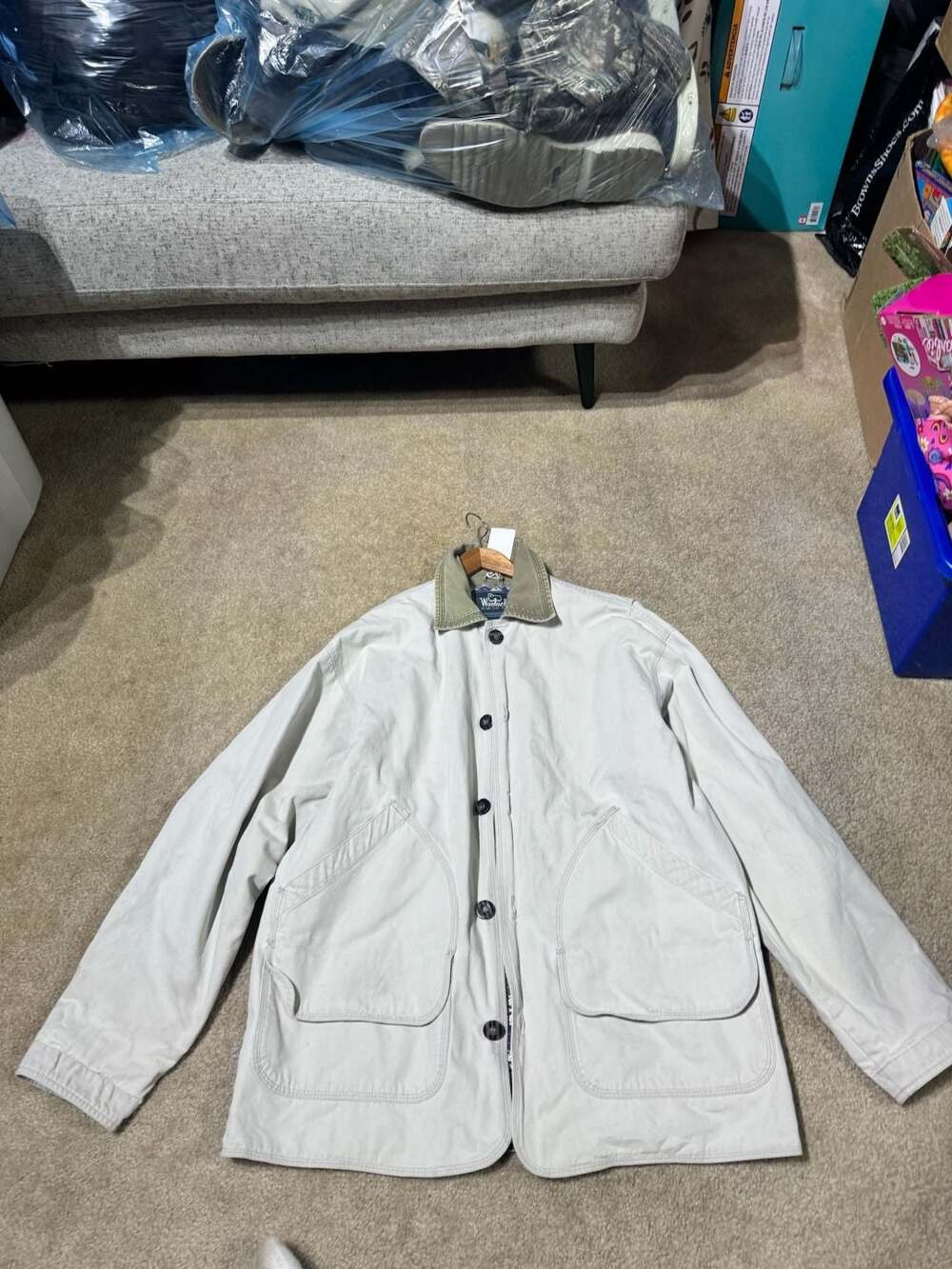Woolrich Men's Size M Cotton Canvas Chore Barn Jacket